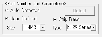 program settings